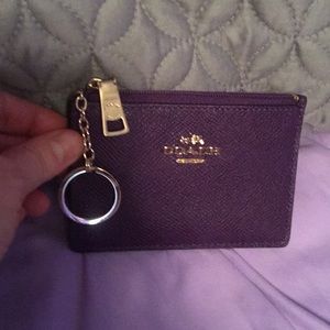 Authentic Coach Keychain Wallet